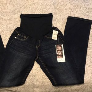 Jessica Simpson Maternity, darkwash bootcut jeans